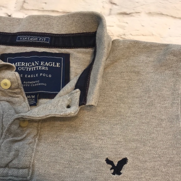 American Eagle Vintage Fit Polo Shirt Size Medium - Picture 5 of 5